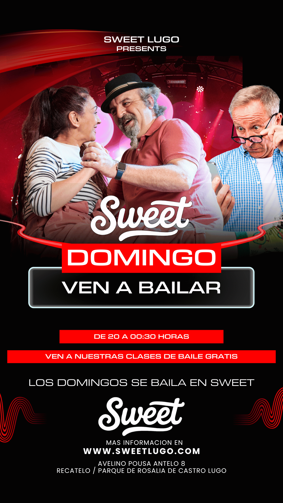 Domingos de baile 5 Clases de baile gratis en Lugo