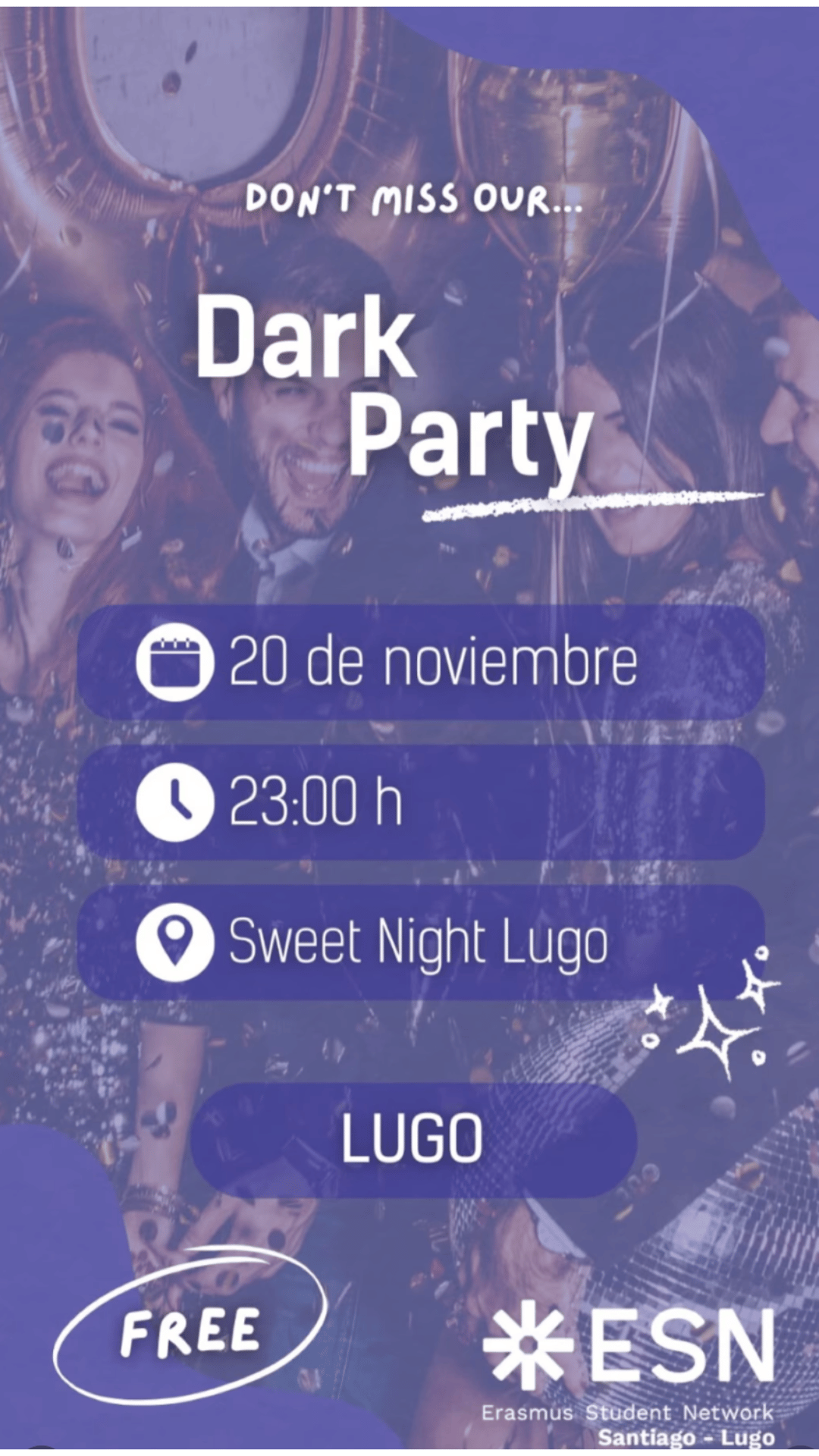 Fiesta universitaria Eramus USC 5 Fiesta universitaria en Lugo 1